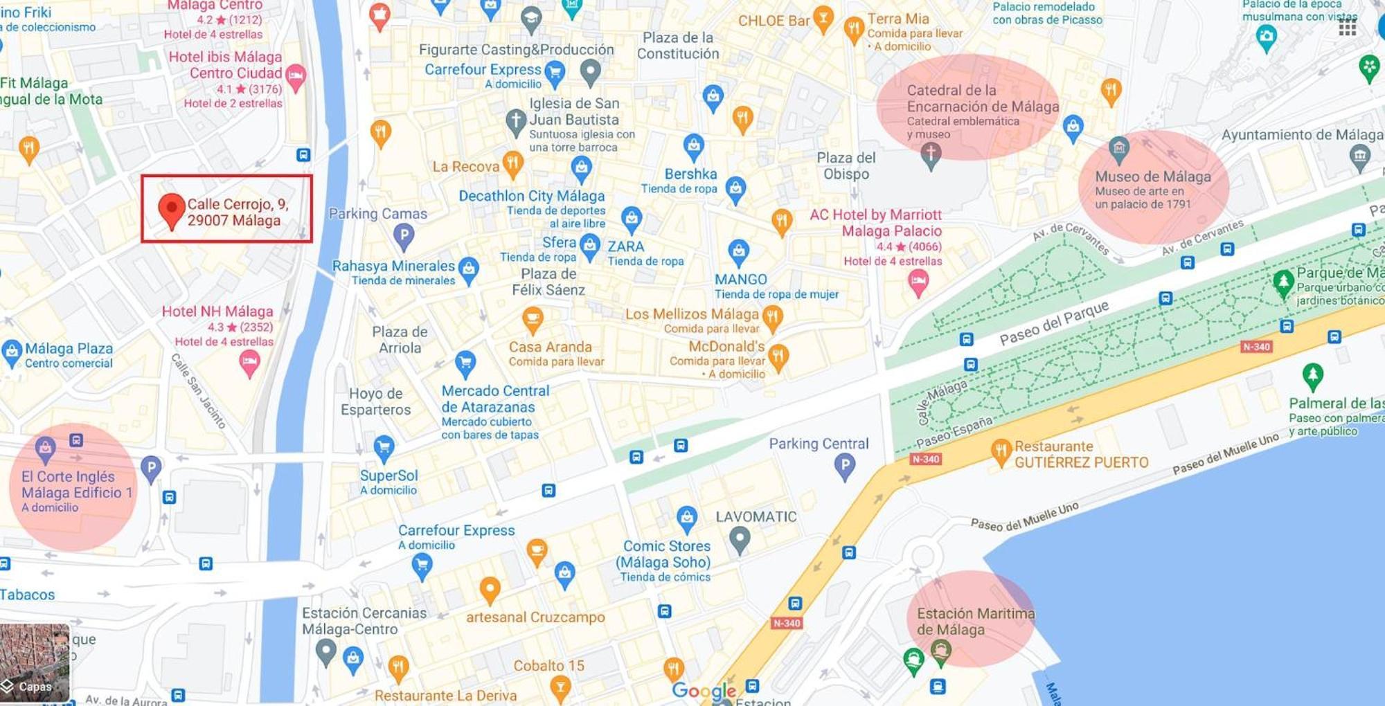 Acogedor apartamento en Málaga centro Esterno foto